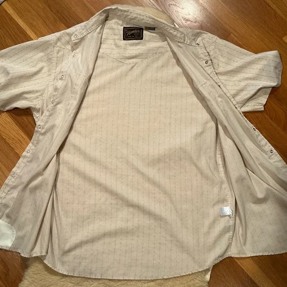 Howler Bros striped cotton-poly blend western pearl snap shirt - Picture 3 of 12